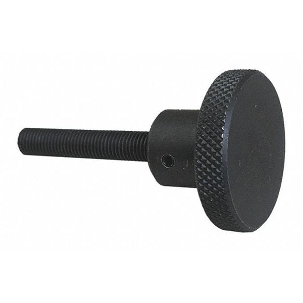 S & W Manufacturing Knrl Knob Stud, 3/8-24", 1.5" dia., 3" Std, Material: Steel - SKSF-023