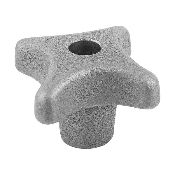 Kipp Palm Grips gray cast iron DIN 6335, Style B, metric - K0147.210