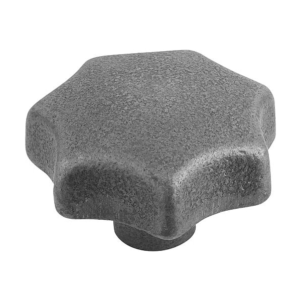 Kipp Star Grips gray cast iron DIN 6336, Style C, inch - K0151.3CM