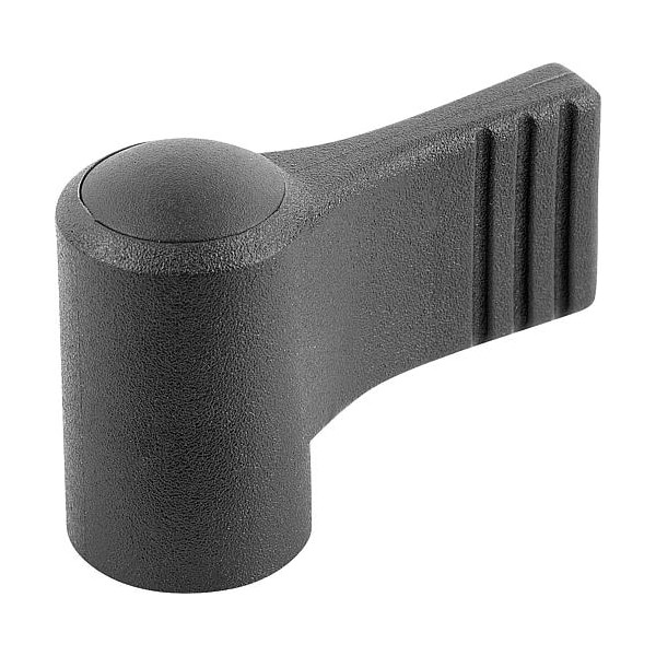 Kipp Wing Grip, One-Sided, Size: 9 D=M04, A=22, H=18, Form: K, Body Black, Cap Black , Comp: Steel - K0608.904
