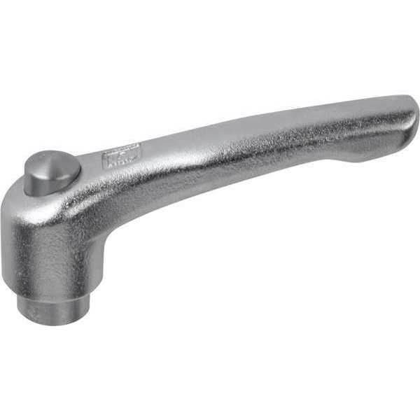Kipp Adjustable Handle With Protective Cap, Size: 2 M08, Entirely Stainless Steel, Electropolished - K0124.9208