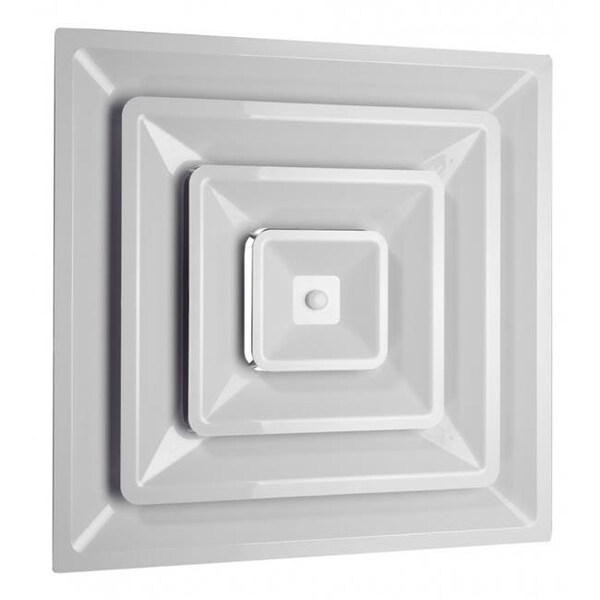 Havaco Technologies Havaco Technologies HT-2X2-SPL-8 Quick Connect 2 X 2 ft. White Plastic Supply Drop In with 8 in. Boot - HT-2X2-SPL-8
