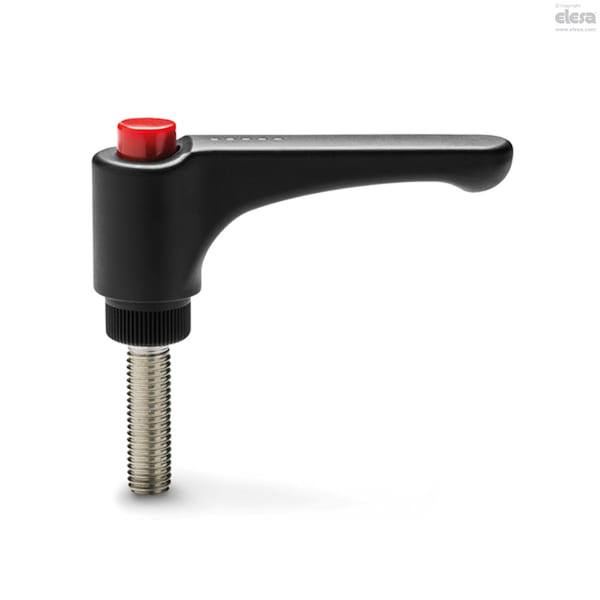 Elesa Stainless steel threaded stud, ERW.63-SST-p-M8x40-C2 - ERW-SST-P