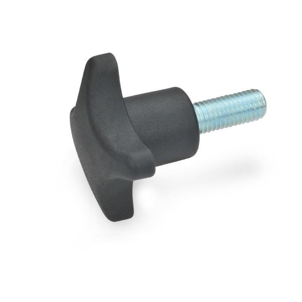 J.W. Winco GN6335.4-ST-40-M8-55 Star Knob, Threaded Stud - 6335.4-ST-40-M8-55