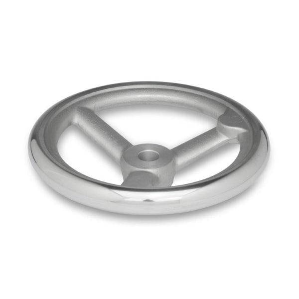 J.W. Winco DIN950-AL-200-B3/4-A Spoked Handwheel - 6BE89/A