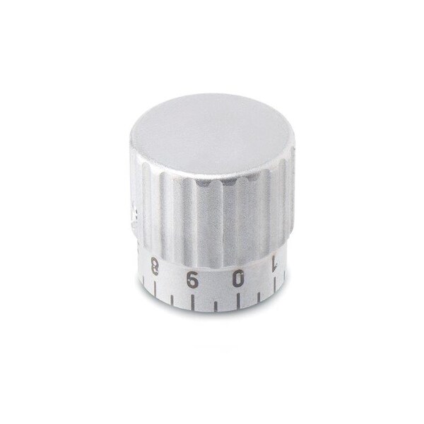 J.W. Winco GN436.1-28-B8-S-MT Knurled Control Knob - 436.1-28-B8-S-MT