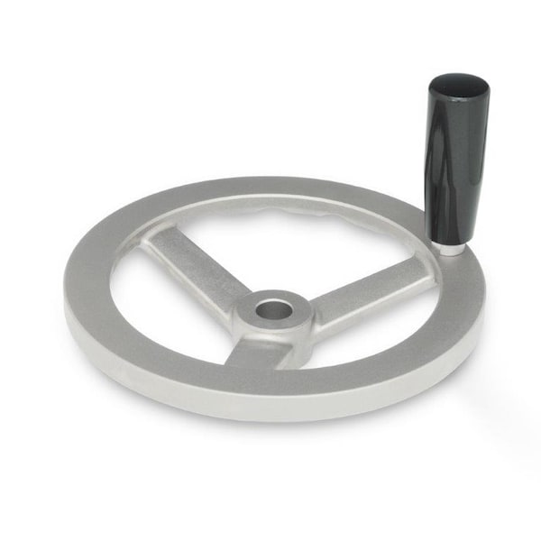 J.W. Winco GN949-160-B14-D 3-Spoked Handwheel - 14MDF4/D