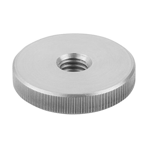 Kipp Knurled nuts flat steel and stainless steel, DIN 467 - K0144.042