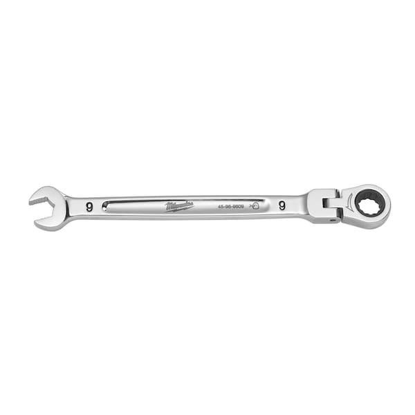 Llave combinada de trinquete de cabeza flexible métrica de 9 mm de Milwaukee Tool - 45-96-9609.