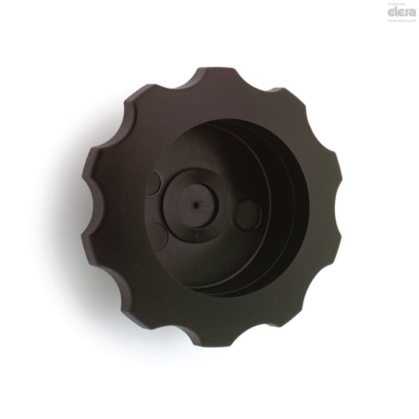 Elesa For positive drive indicators, black-oxide steel boss, VHT.110-PXX2 A-12 - VHT-PXX