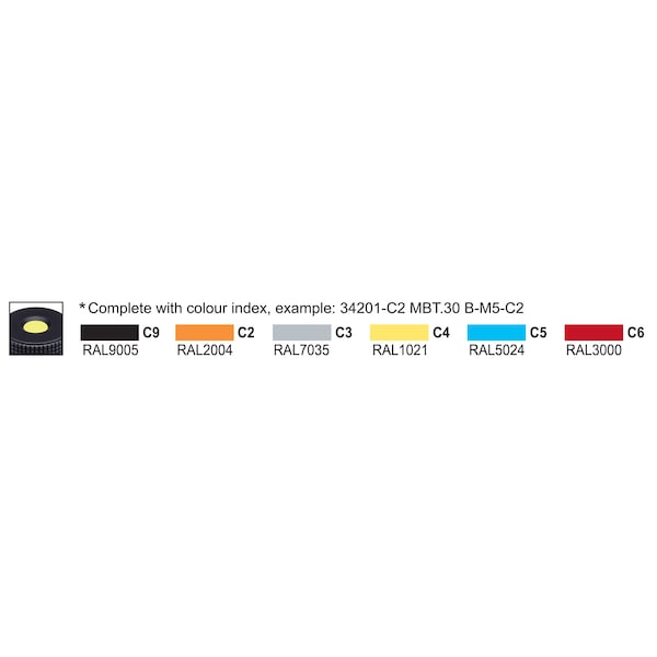 Elesa Brass boss, plain or threaded blind hole, MBT.50 B-8-C9 - MBT-B