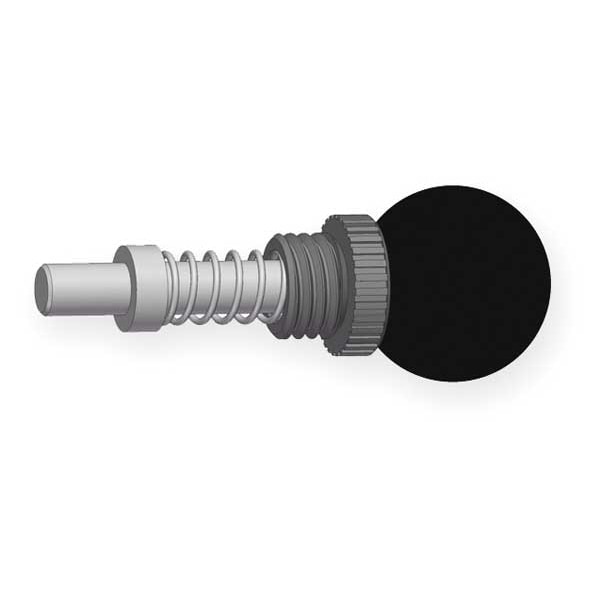 Innovative Components Pop Pin Weld On Barrel, 3/8" Tip Dia., 0.600"L, Ball Knob - GI3/8-1.5-B--B3