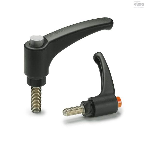Elesa Stainless steel threaded stud, ERX.63 SST-p-M8x50-C2 - ERX-SST-P