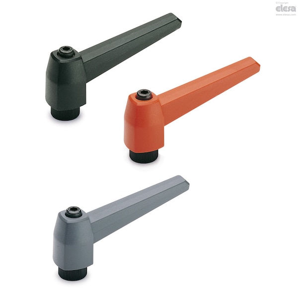 Elesa Black-oxide steel boss, plain or threaded hole, MR.63 A-M8-C9 - MR-A