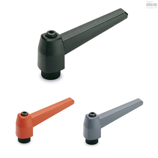 Elesa Black-oxide steel boss, plain or threaded hole, MR.63 A-M8-C9 - MR-A
