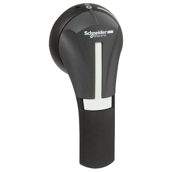 Schneider Electric External rotary handle, TeSys GS, black handle, front mounting, 2 positions I-O, NEMA 3R, for GS 30 to 400A UL - GS2AH130