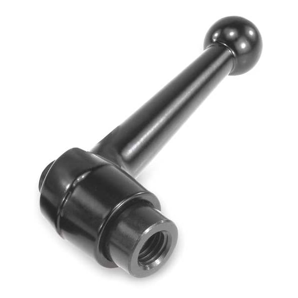 Kipp Adjustable Handle, Size: 2 M08 Zinc, Black Satin, Comp: Steel - K0116.2081