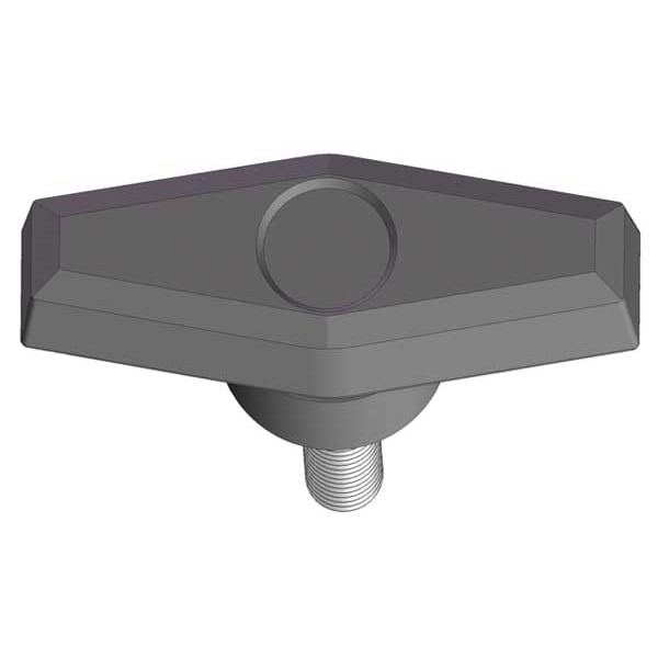 Innovative Components T Knob with Screw, 5/16-18 Thread Size, 1.00"L, Steel - GN5C1000T5---21