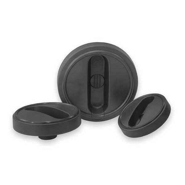 Kipp Handwheel, Thermoplastic, Diameter D1= 100 mm, Reamed Hole D2= 0.375", Size: 2, Without Grip - K0256.2100CO