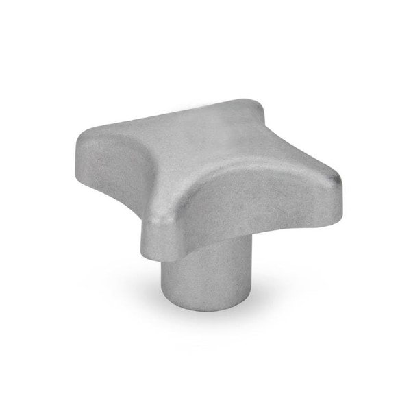 J.W. Winco DIN6335-AL-80-M16-E-MT Star Knob - 16NCA5/EMT