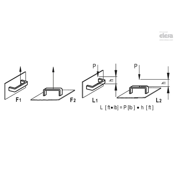 Elesa Brass boss, threaded blind holes for back mounting, EBP.140 B-M8-C1 - EBP-B