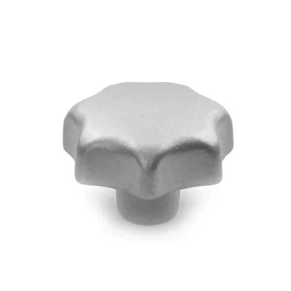 J.W. Winco DIN6336-NI-50-M10-E Hand Knob - 6336-NI-50-M10-E