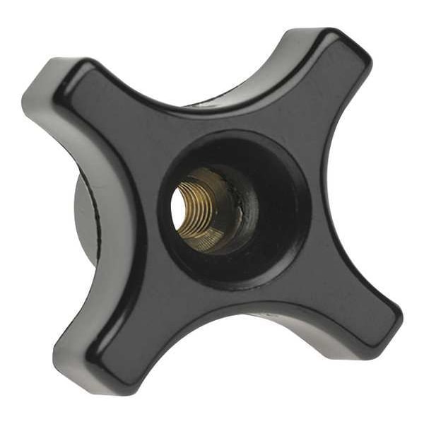 Davies Four Prong Knob, Clamp Knob, 5/16-18 Size, 1"L, HR Phenolic - 2820AU
