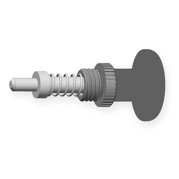 Innovative Components Pop Pin Weld On Barrel, 3/8" Tip Dia., 0.600"L, Pull Knob - GI3/8-1.5-B-PL5
