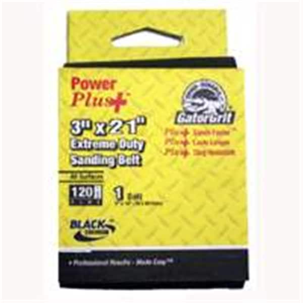 Gator Finishing 7775 Correa de lija de 3 x 21 pulgadas 120 lb - 6261424