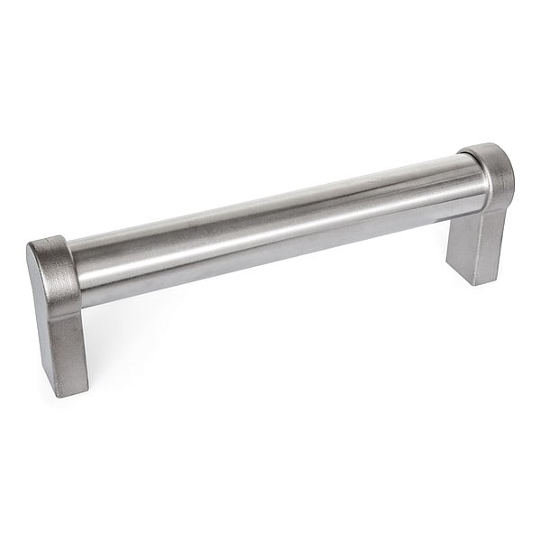 J.W. Winco Pull Handle, Silver, Stainless Steel - 333.7-28-400