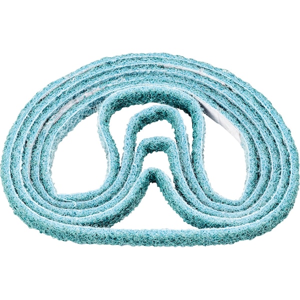Banda de lijar Pferd, 1/4" de ancho, 12" de largo, Acondicionamiento de superficies, Óxido de aluminio, Muy fina, Polivlies - 43636