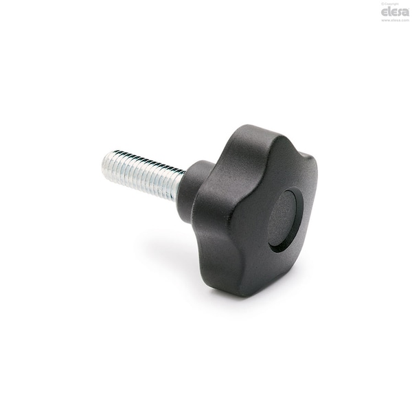 Elesa Zinc-plated steel threaded stud, with cap, VCT.40 p-M8x50-C9 - VCT-P