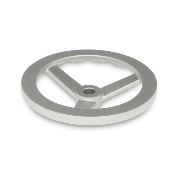 J.W. Winco GN949-125-B14-A 3-Spoked Handwheel - 14MDF2/A