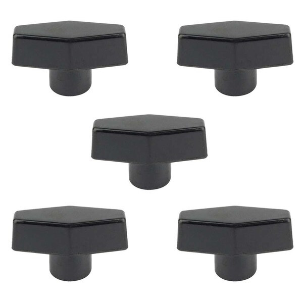Big Horn 2 Inch T Knob Thread 3/8-16, PK 5 - 19702B-5PK