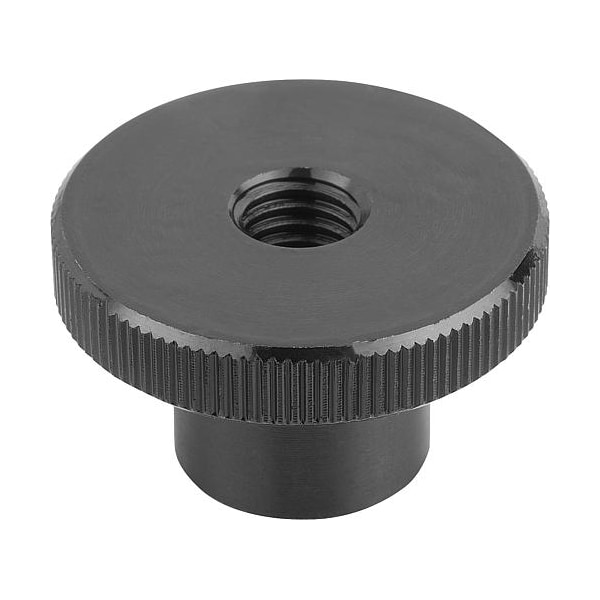 Kipp Knurled nuts high style steel and stainless steel, DIN 466 - K0143.04