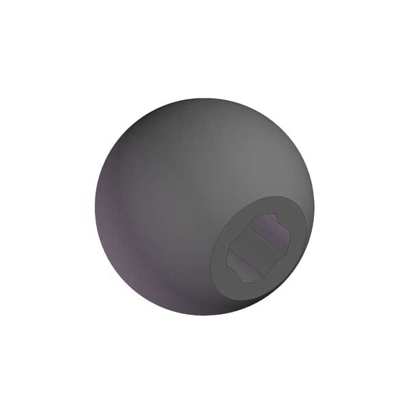 Innovative Components Rounded T Knob, 5/16-18 Thread Size, 1.375"L, Steel - GN5C0750TR6--21