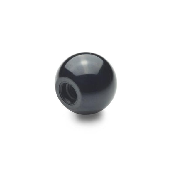 J.W. Winco DIN319-KU-25-M6-C Ball Knob Duroplast Plastic - 6NB37/C