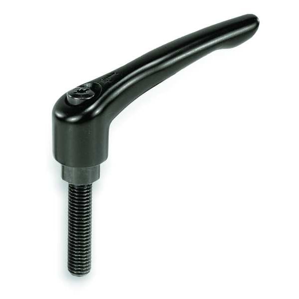 Kipp Adjustable Handle, Size: 3 M10X30, Zinc Black Satin, Comp: Stainless Steel - K0123.3101X30