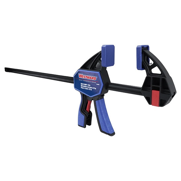 Westward Bar Clamp, Steel, Standard Rail, 300lb, 80mm - 806EN6