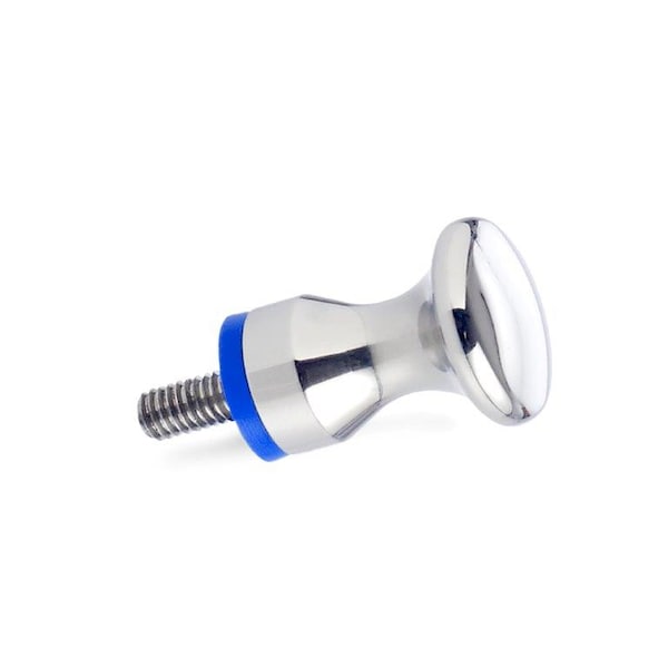 J.W. Winco GN75.6-20-M5-E-PL Waist Shaped Knob Hygienic Design - 75.6-20-M5-E-PL