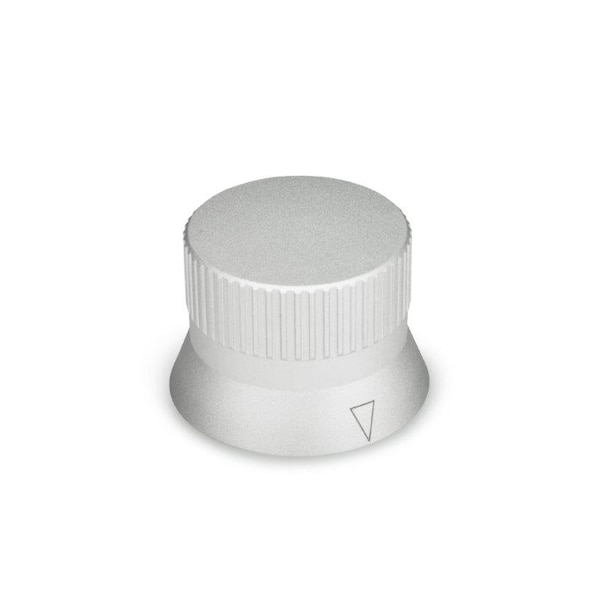 J.W. Winco GN723.4-42-B10-M Knurled Control Knob - 10MXF9/M