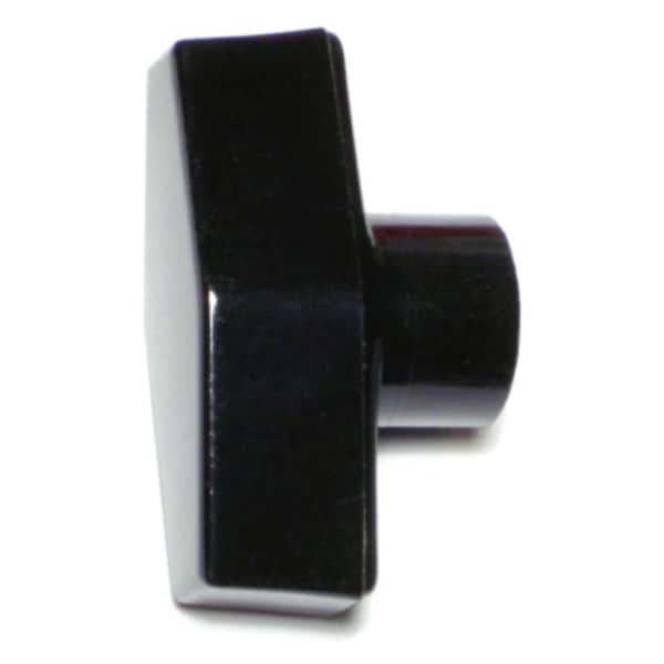 Midwest Fastener 5/16"-18 Zinc Plated Steel Coarse Thread Bar Knob Nuts 2PK - 66684