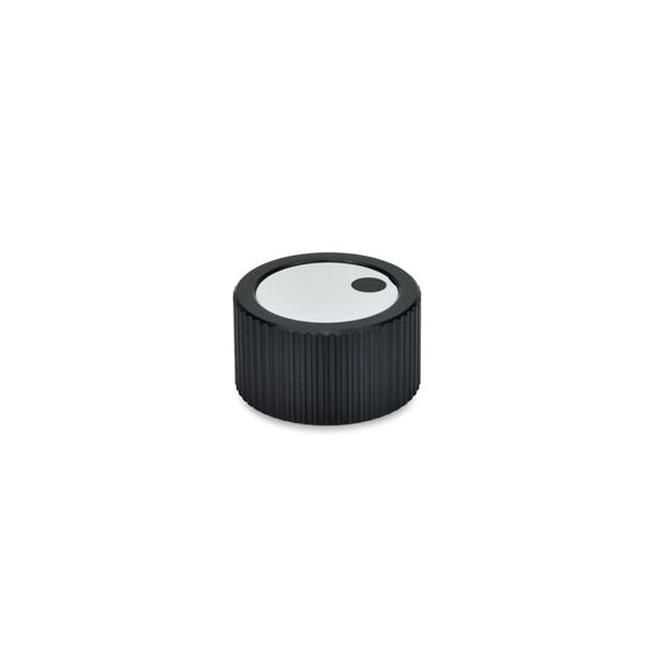 J.W. Winco GN726-34-B8-N-1 Knurled Control Knob - 8MF55/N1