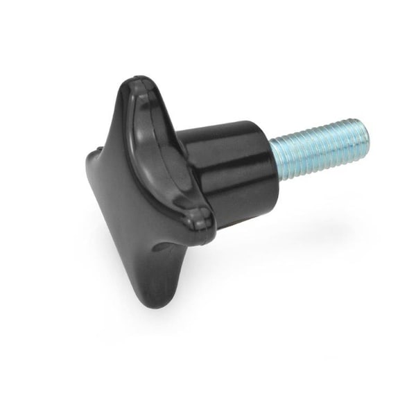 J.W. Winco GN6335.4-SK-50-M10-35 Star Knob, Threaded Stud - 6335.4-SK-50-M10-35