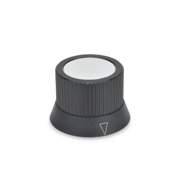 J.W. Winco GN726.2-34-B6-A-1 Knurled Control Knob - 6MF61/A1