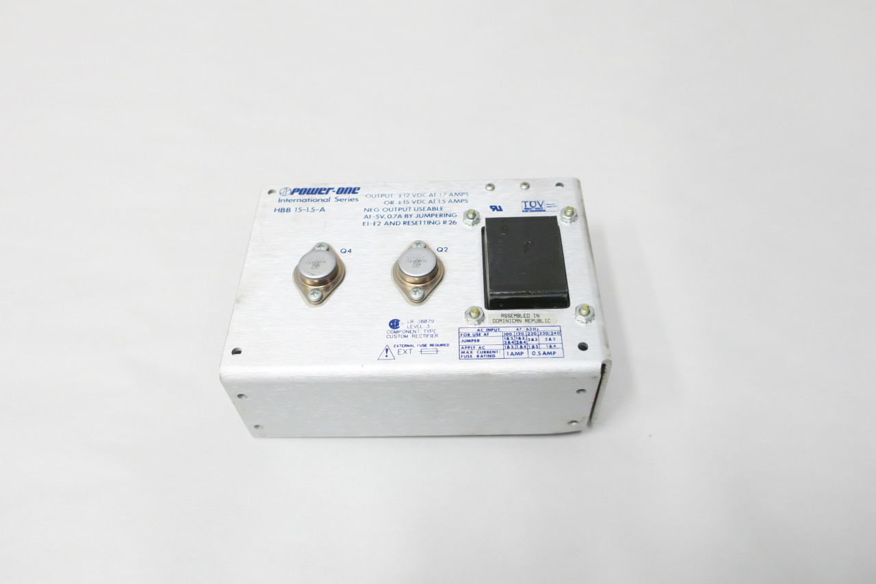 Hbb Module Power Load POWER-ONE HBB 15-1.5-A 120/240V-AC 1.7A AMP 12V-DC AC TO DC POWER ...
