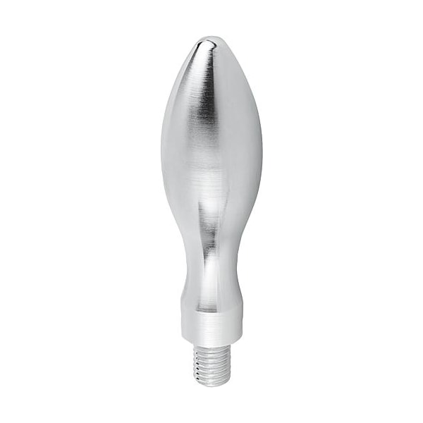 Kipp Machine Handle, DIN 39, Fixed, Form: E, Steel, Blue-Passivated, Handle Length L1=112, D= M16 - K0166.1636112