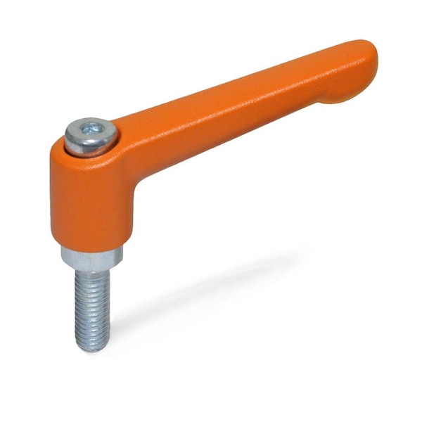 J.W. Winco JW Winco WN300.2-30-M6-40-OS Adjustable Lever, Zinc Die-Cast - 300.2-30-M6-40-OS