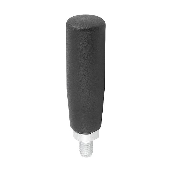 Kipp Cylinder Grip Revolving D=M06 Thermoplastic, Comp: Steel - K0774.06200500