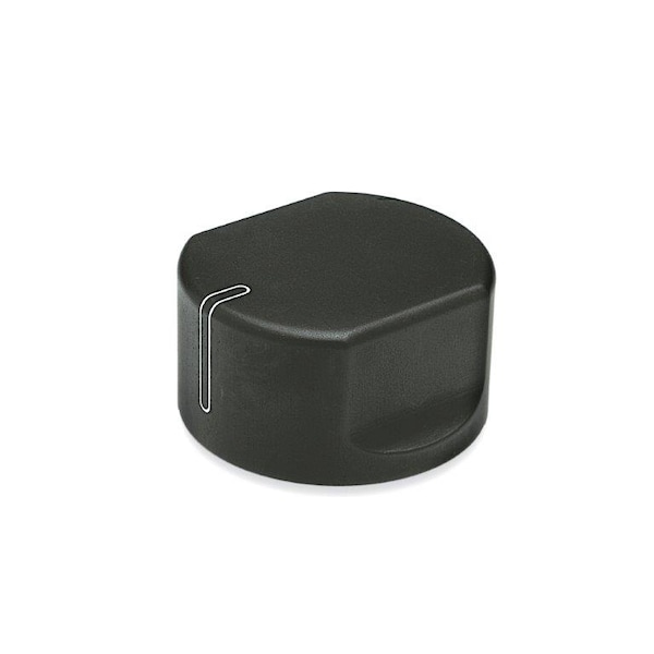 J.W. Winco GN729-42-B10 Control Knob Aluminum - 10MR71